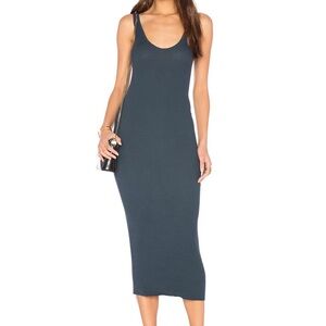 Enza Costa Tank Midi Dress